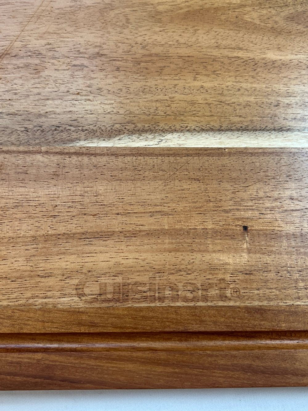 Cuisinart Wood Cutting Board With Grooved Well 14” X 11" Reversible 0617/17550 - Picture 2 of 7